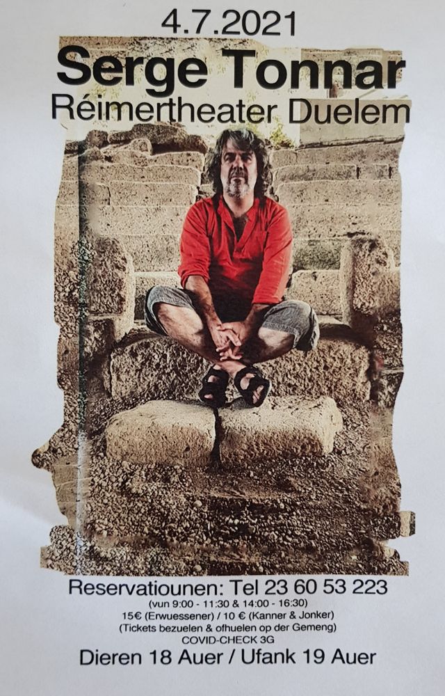 Serge TONNAR spielt am 4. Juli im gallo-römischen Theater 